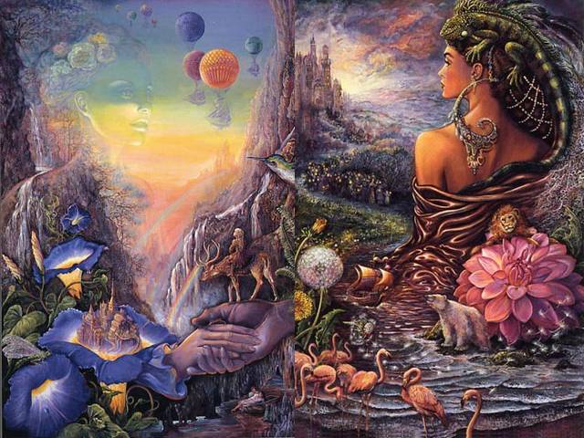 Bridge of Hope and The Untold Story by Josephine Wall - 'Bridge of Hope' and 'The Untold Story' are two wonderful paintings by the English artist Josephine Wall. Inspired by the nature, she depicts strange and surrealistic worlds, where the mind of the viewer can roams freely, offering varied interpretations depending of the imagination. The mother nature is holding out the hand with all her gentleness and beauty, forming a bridge of hope for the mankind, to welcome us into world with more fulfilling way of life, if we express willingness, to ensure the welfare and the wonders of the earth. - , bridge, bridges, hope, hopes, untold, story, stories, Josephine, Wall, art, arts, wonderful, paintings, painting, English, artist, artists, nature, strange, surrealistic, worlds, world, mind, minds, viewer, viewers, freely, interpretations, interpretation, imagination, imaginations, mother, hand, hands, gentleness, beauty, mankind, way, ways, life, willingness, welfare, wonders, wonder, earth - 'Bridge of Hope' and 'The Untold Story' are two wonderful paintings by the English artist Josephine Wall. Inspired by the nature, she depicts strange and surrealistic worlds, where the mind of the viewer can roams freely, offering varied interpretations depending of the imagination. The mother nature is holding out the hand with all her gentleness and beauty, forming a bridge of hope for the mankind, to welcome us into world with more fulfilling way of life, if we express willingness, to ensure the welfare and the wonders of the earth. Solve free online Bridge of Hope and The Untold Story by Josephine Wall puzzle games or send Bridge of Hope and The Untold Story by Josephine Wall puzzle game greeting ecards  from puzzles-games.eu.. Bridge of Hope and The Untold Story by Josephine Wall puzzle, puzzles, puzzles games, puzzles-games.eu, puzzle games, online puzzle games, free puzzle games, free online puzzle games, Bridge of Hope and The Untold Story by Josephine Wall free puzzle game, Bridge of Hope and The Untold Story by Josephine Wall online puzzle game, jigsaw puzzles, Bridge of Hope and The Untold Story by Josephine Wall jigsaw puzzle, jigsaw puzzle games, jigsaw puzzles games, Bridge of Hope and The Untold Story by Josephine Wall puzzle game ecard, puzzles games ecards, Bridge of Hope and The Untold Story by Josephine Wall puzzle game greeting ecard