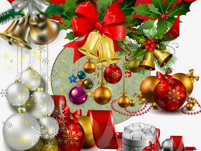 Christmas Clipart juego de puzzle 