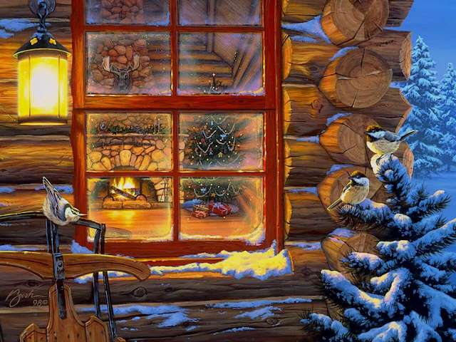 Christmas Eve Wallpaper puzzle game 