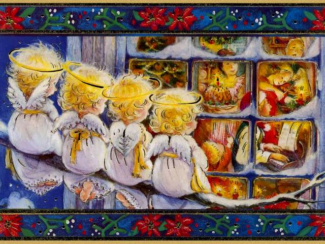 Christmas Eve by Lisi Martin Greeting Card - Lovely greeting card with little angels with dreamy looks towards a magnificent world, from where jets of a fairy, warm and joyful atmosphere of the Christmas Eve, painted by Lisi Martin a Spanish artist and illustrator, born in Barcelona, Catalonia in 1944. - , Christmas, Eve, Lisi, Martin, greeting, card, cards, art, arts, holiday, holidays, feast, feasts, lovely, little, angels, angel, magnificent, world, worlds, fairy, warm, joyful, atmosphere, atmospheres, Spanish, artist, artists, illustrator, illustrators, Barcelona, Catalonia, 1944. - Lovely greeting card with little angels with dreamy looks towards a magnificent world, from where jets of a fairy, warm and joyful atmosphere of the Christmas Eve, painted by Lisi Martin a Spanish artist and illustrator, born in Barcelona, Catalonia in 1944. Решайте бесплатные онлайн Christmas Eve by Lisi Martin Greeting Card пазлы игры или отправьте Christmas Eve by Lisi Martin Greeting Card пазл игру приветственную открытку  из puzzles-games.eu.. Christmas Eve by Lisi Martin Greeting Card пазл, пазлы, пазлы игры, puzzles-games.eu, пазл игры, онлайн пазл игры, игры пазлы бесплатно, бесплатно онлайн пазл игры, Christmas Eve by Lisi Martin Greeting Card бесплатно пазл игра, Christmas Eve by Lisi Martin Greeting Card онлайн пазл игра , jigsaw puzzles, Christmas Eve by Lisi Martin Greeting Card jigsaw puzzle, jigsaw puzzle games, jigsaw puzzles games, Christmas Eve by Lisi Martin Greeting Card пазл игра открытка, пазлы игры открытки, Christmas Eve by Lisi Martin Greeting Card пазл игра приветственная открытка
