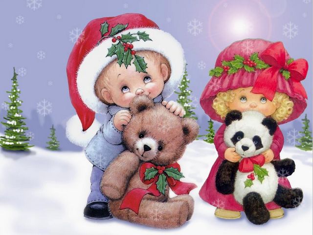 Christmas Gifts Greeting Card by Ruth Morehead juego de puzzle 