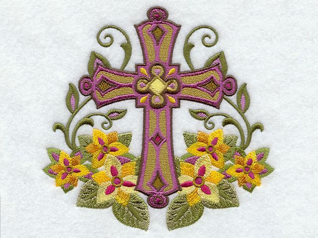 Easter Religious Cross with Flowers Machine Embroidery - Wonderful design of machine embroidery with religious theme, which depicts an elegant cross, framed by flowers and leaves, suitable for a Bible cover or wall decoration during the Easter holidays, when is celebrated also the arrival of spring. The religious Easter celebrations are marked by passages from the Bible, which focus on Jesus' words and teachings, bringing faith, hope, and joy. The Cross reminds us about the crucifixion and resurrection of Jesus Christ. According to Christian belief, Jesus rose from the dead three days after his crucifixion. - , Easter, religious, cross, flowers, flower, machine, embroidery, embroideries, art, arts, holiday, holidays, wonderful, design, designs, theme, themes, elegant, leaves, leaf, Bible, cover, covers, wall, decoration, decorations, arrival, spring, celebrations, celebration, passages, passage, Jesus, words, word, teachings, teaching, faith, hope, joy, crucifixion, resurrection, Christ, Christian, belief, beliefs - Wonderful design of machine embroidery with religious theme, which depicts an elegant cross, framed by flowers and leaves, suitable for a Bible cover or wall decoration during the Easter holidays, when is celebrated also the arrival of spring. The religious Easter celebrations are marked by passages from the Bible, which focus on Jesus' words and teachings, bringing faith, hope, and joy. The Cross reminds us about the crucifixion and resurrection of Jesus Christ. According to Christian belief, Jesus rose from the dead three days after his crucifixion. Resuelve rompecabezas en línea gratis Easter Religious Cross with Flowers Machine Embroidery juegos puzzle o enviar Easter Religious Cross with Flowers Machine Embroidery juego de puzzle tarjetas electrónicas de felicitación  de puzzles-games.eu.. Easter Religious Cross with Flowers Machine Embroidery puzzle, puzzles, rompecabezas juegos, puzzles-games.eu, juegos de puzzle, juegos en línea del rompecabezas, juegos gratis puzzle, juegos en línea gratis rompecabezas, Easter Religious Cross with Flowers Machine Embroidery juego de puzzle gratuito, Easter Religious Cross with Flowers Machine Embroidery juego de rompecabezas en línea, jigsaw puzzles, Easter Religious Cross with Flowers Machine Embroidery jigsaw puzzle, jigsaw puzzle games, jigsaw puzzles games, Easter Religious Cross with Flowers Machine Embroidery rompecabezas de juego tarjeta electrónica, juegos de puzzles tarjetas electrónicas, Easter Religious Cross with Flowers Machine Embroidery puzzle tarjeta electrónica de felicitación