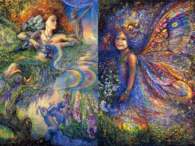 Enchantment and the Forest Fairy by Josephine Wall Puzzle Spiel 