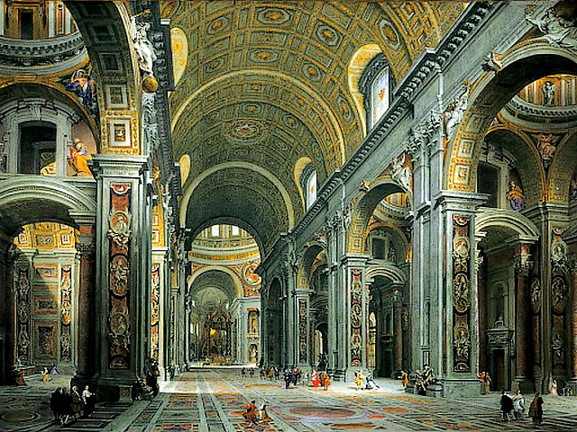 Giovanni Paolo Panini Basilica Saint Peter Vatican Rome Italy пазл игру 