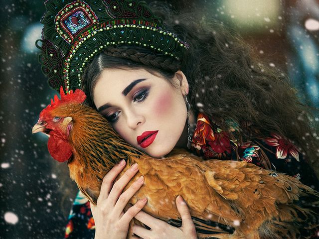 Girl with Hen in Russian Folk Style by Margarita Kareva - 'Girl with Hen' by Margarita Kareva is a stunning photography from the fantasy art collection in Russian folk style, inspired by the fairytale about the 'Speckled hen'. Margarita Kareva is a Russian Fantasy art photographer from Ekaterinburg (Yekaterinburg), who uses surreal elements with amazing combination of stage property, splendid clothes and locations, contrasting vibrant colors, beautiful women radiating a sophisticated elegance, and a manipulation with Photoshop, to breathe life into the fairy-tales of her enchanting photos. - , girl, girls, hen, hens, Russian, folk, style, styles, Margarita, Kareva, art, arts, stunning, photography, fantasy, collection, collections, fairytale, fairytales, speckled, photographer, photographers, Ekaterinburg, Yekaterinburg, surreal, elements, element, amazing, combination, combinations, stage, stages, property, properties, splendid, clothes, locations, location, contrasting, vibrant, colors, color, beautiful, women, woman, sophisticated, elegance, Photoshop, fairytales, enchanting, photos, photo - 'Girl with Hen' by Margarita Kareva is a stunning photography from the fantasy art collection in Russian folk style, inspired by the fairytale about the 'Speckled hen'. Margarita Kareva is a Russian Fantasy art photographer from Ekaterinburg (Yekaterinburg), who uses surreal elements with amazing combination of stage property, splendid clothes and locations, contrasting vibrant colors, beautiful women radiating a sophisticated elegance, and a manipulation with Photoshop, to breathe life into the fairy-tales of her enchanting photos. Lösen Sie kostenlose Girl with Hen in Russian Folk Style by Margarita Kareva Online Puzzle Spiele oder senden Sie Girl with Hen in Russian Folk Style by Margarita Kareva Puzzle Spiel Gruß ecards  from puzzles-games.eu.. Girl with Hen in Russian Folk Style by Margarita Kareva puzzle, Rätsel, puzzles, Puzzle Spiele, puzzles-games.eu, puzzle games, Online Puzzle Spiele, kostenlose Puzzle Spiele, kostenlose Online Puzzle Spiele, Girl with Hen in Russian Folk Style by Margarita Kareva kostenlose Puzzle Spiel, Girl with Hen in Russian Folk Style by Margarita Kareva Online Puzzle Spiel, jigsaw puzzles, Girl with Hen in Russian Folk Style by Margarita Kareva jigsaw puzzle, jigsaw puzzle games, jigsaw puzzles games, Girl with Hen in Russian Folk Style by Margarita Kareva Puzzle Spiel ecard, Puzzles Spiele ecards, Girl with Hen in Russian Folk Style by Margarita Kareva Puzzle Spiel Gruß ecards
