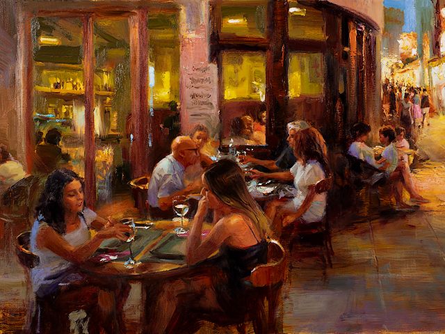 Golden Evening in Tossa de Mar by Vladimir Volegov Puzzle Spiel 