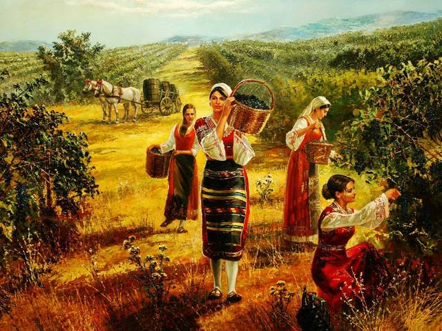 Grape Harvest by Vasil Goranov Puzzle Spiel 