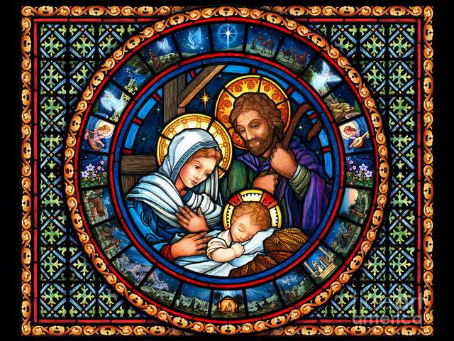 Holy Family by Vermont Christmas Company - A jigsaw puzzle by Vermont Christmas Company depicting a stunning stained glass window of Holy Family with Saint Joseph, his wife Virgin Mary and the Christ Child. - , Holy, family, families, Vermont, Christmas, company, companies, art, arts, holiday, holidays, cartoon, cartoons, jigsaw, puzzle, puzzles, stunning, stained, glass, window, windows, Saint, Joseph, wife, Virgin, Mary, Christ, Child - A jigsaw puzzle by Vermont Christmas Company depicting a stunning stained glass window of Holy Family with Saint Joseph, his wife Virgin Mary and the Christ Child. Resuelve rompecabezas en línea gratis Holy Family by Vermont Christmas Company juegos puzzle o enviar Holy Family by Vermont Christmas Company juego de puzzle tarjetas electrónicas de felicitación  de puzzles-games.eu.. Holy Family by Vermont Christmas Company puzzle, puzzles, rompecabezas juegos, puzzles-games.eu, juegos de puzzle, juegos en línea del rompecabezas, juegos gratis puzzle, juegos en línea gratis rompecabezas, Holy Family by Vermont Christmas Company juego de puzzle gratuito, Holy Family by Vermont Christmas Company juego de rompecabezas en línea, jigsaw puzzles, Holy Family by Vermont Christmas Company jigsaw puzzle, jigsaw puzzle games, jigsaw puzzles games, Holy Family by Vermont Christmas Company rompecabezas de juego tarjeta electrónica, juegos de puzzles tarjetas electrónicas, Holy Family by Vermont Christmas Company puzzle tarjeta electrónica de felicitación