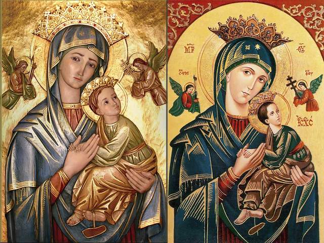 Icon of Our Mother of Perpetual Help or Virgin of the Passion juego de puzzle 