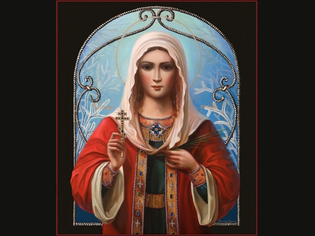 Icon of the Holy Martyr Tatiana puzzle game 
