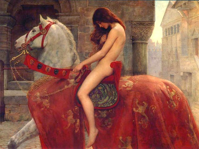 Lady Godiva by John Collier puzzle game 