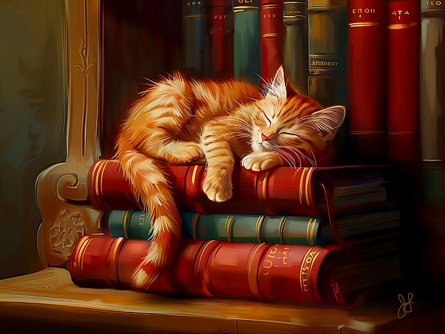 Library Nap by John Stewart puzzle game 