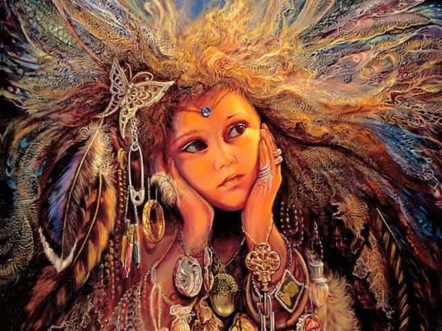 Magpie Fairy by Josephine Wall Puzzle Spiel 