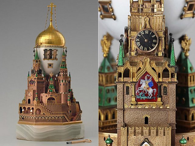 Moscow Kremlin Egg by Faberge juego de puzzle 