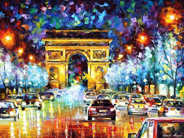 Paris Flight by Leonid Afremov пъзел игра 