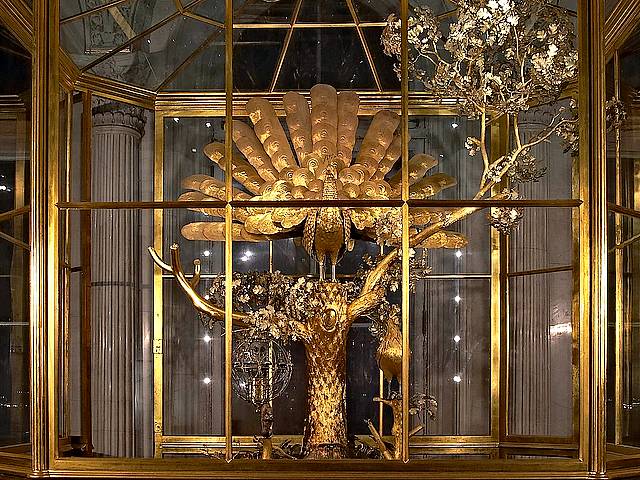 Peacock Clock in Hermitage St.Petersburg Russia juego de puzzle 