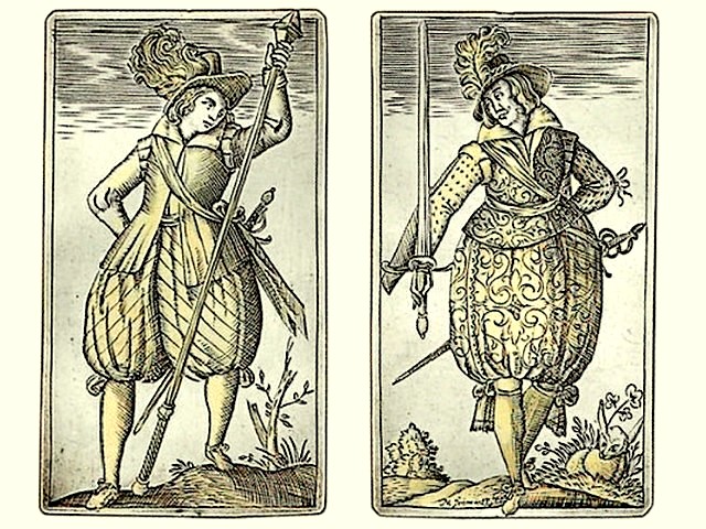 Silver Playing Cards an Unusually Rare Set puzzle game 