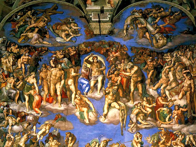 Sistine Chapel Michelangelo Last Judgement Fragment Basilica Saint Peter Vatican Rome Italy - Christ decides about the destiny of the human race in the 'Last Judgement', a fragment of the painting by Michelangelo, the largest single fresco of the century, which he has worked almost four years (1537-1541), on the altar's wall in the Sistine Chapel, 'Saint Peter' Basilica in Vatican, Rome, Italy. - , Sistine, Chapel, Michelangelo, Last, Judgement, basilica, basilicas, Saint, Peter, Vatican, St.Peter, Rome, Italy, art, arts, places, place, holidays, holiday, travel, travels, tour, tours, trips, trip, excursion, excursions, Christ, destiny, destinies, human, race, races, fragment, fragments, painting, paintings, largest, single, fresco, frescoes, century, centuries, years, year, 1537-1541, altar, altars, wall, walls - Christ decides about the destiny of the human race in the 'Last Judgement', a fragment of the painting by Michelangelo, the largest single fresco of the century, which he has worked almost four years (1537-1541), on the altar's wall in the Sistine Chapel, 'Saint Peter' Basilica in Vatican, Rome, Italy. Решайте бесплатные онлайн Sistine Chapel Michelangelo Last Judgement Fragment Basilica Saint Peter Vatican Rome Italy пазлы игры или отправьте Sistine Chapel Michelangelo Last Judgement Fragment Basilica Saint Peter Vatican Rome Italy пазл игру приветственную открытку  из puzzles-games.eu.. Sistine Chapel Michelangelo Last Judgement Fragment Basilica Saint Peter Vatican Rome Italy пазл, пазлы, пазлы игры, puzzles-games.eu, пазл игры, онлайн пазл игры, игры пазлы бесплатно, бесплатно онлайн пазл игры, Sistine Chapel Michelangelo Last Judgement Fragment Basilica Saint Peter Vatican Rome Italy бесплатно пазл игра, Sistine Chapel Michelangelo Last Judgement Fragment Basilica Saint Peter Vatican Rome Italy онлайн пазл игра , jigsaw puzzles, Sistine Chapel Michelangelo Last Judgement Fragment Basilica Saint Peter Vatican Rome Italy jigsaw puzzle, jigsaw puzzle games, jigsaw puzzles games, Sistine Chapel Michelangelo Last Judgement Fragment Basilica Saint Peter Vatican Rome Italy пазл игра открытка, пазлы игры открытки, Sistine Chapel Michelangelo Last Judgement Fragment Basilica Saint Peter Vatican Rome Italy пазл игра приветственная открытка