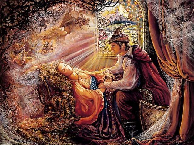 Sleeping Beauty by Josephine Wall puzzle game 