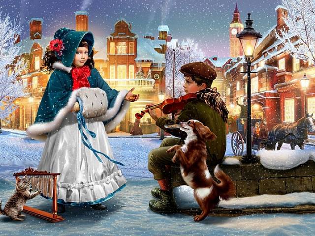 Street Musician by Natalia Ershova Puzzle Spiel 