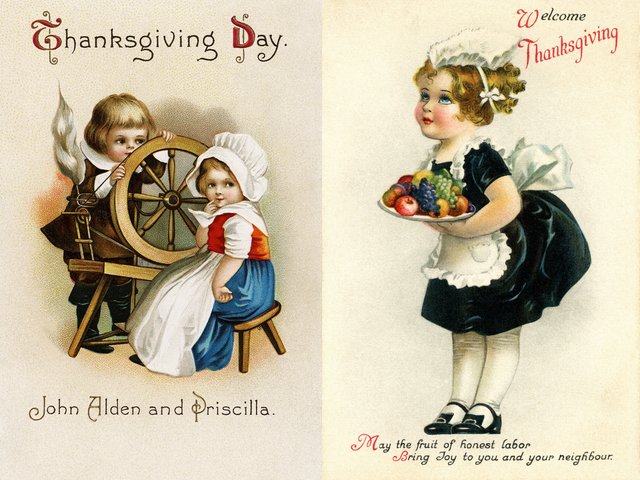 Thanksgiving Greetings Vintage Postcards by Ellen Clapsaddle - Beautiful vintage postcards with greetings for Thanksgiving day, drawn by Ellen Clapsaddle. The first is an adorable portrait of John Alden and Priscilla (Mullins) as children, sitting behind a wheel for spinning. The second image of a charming girl, dressed as a waiter offering fruits, was painted circa 1910. Ellen Hattie Clapsaddle (January 8, 1865 - January 7, 1934), the American illustrator and artist from the late 19th and early 20th centuries, is well known for her souvenirs and greeting cards made in an admirable style of her era. - , Thanksgiving, greetings, greeting, vintage, postcards, postcard, Ellen, Clapsaddle, art, arts, cartoon, cartoons, holiday, holidays, feast, feasts, beautiful, day, days, adorable, portrait, portraits, John, Alden, Priscilla, Mullins, children, child, wheel, wheels, spinning, image, images, charming, girl, girls, waiter, waiters, fruits, fruit, 1910, Hattie, January, 1865, 1934, American, illustrator, illustrators, artist, artists, late, 19th, early, 20th, centuries, century, souvenirs, souvenir, admirable, style, styles, era - Beautiful vintage postcards with greetings for Thanksgiving day, drawn by Ellen Clapsaddle. The first is an adorable portrait of John Alden and Priscilla (Mullins) as children, sitting behind a wheel for spinning. The second image of a charming girl, dressed as a waiter offering fruits, was painted circa 1910. Ellen Hattie Clapsaddle (January 8, 1865 - January 7, 1934), the American illustrator and artist from the late 19th and early 20th centuries, is well known for her souvenirs and greeting cards made in an admirable style of her era. Решайте бесплатные онлайн Thanksgiving Greetings Vintage Postcards by Ellen Clapsaddle пазлы игры или отправьте Thanksgiving Greetings Vintage Postcards by Ellen Clapsaddle пазл игру приветственную открытку  из puzzles-games.eu.. Thanksgiving Greetings Vintage Postcards by Ellen Clapsaddle пазл, пазлы, пазлы игры, puzzles-games.eu, пазл игры, онлайн пазл игры, игры пазлы бесплатно, бесплатно онлайн пазл игры, Thanksgiving Greetings Vintage Postcards by Ellen Clapsaddle бесплатно пазл игра, Thanksgiving Greetings Vintage Postcards by Ellen Clapsaddle онлайн пазл игра , jigsaw puzzles, Thanksgiving Greetings Vintage Postcards by Ellen Clapsaddle jigsaw puzzle, jigsaw puzzle games, jigsaw puzzles games, Thanksgiving Greetings Vintage Postcards by Ellen Clapsaddle пазл игра открытка, пазлы игры открытки, Thanksgiving Greetings Vintage Postcards by Ellen Clapsaddle пазл игра приветственная открытка