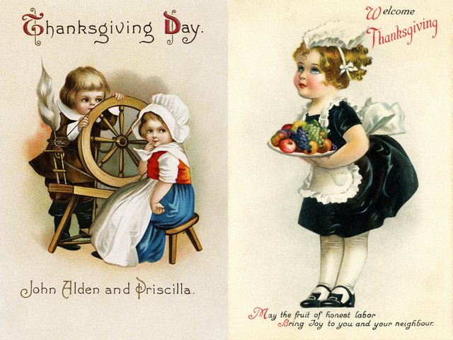 Thanksgiving Greetings Vintage Postcards by Ellen Clapsaddle juego de puzzle 