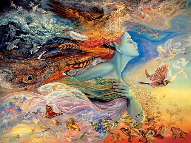 The Spirit of Flight by Josephine Wall - The painting 'Spirit of Flight' by the English fantasy artist Josephine Wall, is a beautiful journey into the magical world of the imagination. The fantasy gives her the opportunity to depict the world, as she would like it to be, after close observation of nature and her interest in its preservation. Spirit of Flight is a force, that is responsible for the movement of wind and air, accompanied by dancing birds, insects, flying fish, lightly drifting leaves, seeds of dandelions and sycamore trees, butterflies and fairies. - , Spirit, Flight, flights, Josephine, Wall, art, arts, painting, paintings, English, fantasy, artist, artists, beautiful, journey, magical, world, imagination, opportunity, observation, nature, interest, interests, preservation, force, forces, movement, wind, winds, air, birds, bird, insects, insect, flying, fish, fishes, lightly, drifting, leaves, leaf, seeds, seed, dandelions, dandelion, sycamore, trees, tree, butterflies, butterfly, fairies, fairy - The painting 'Spirit of Flight' by the English fantasy artist Josephine Wall, is a beautiful journey into the magical world of the imagination. The fantasy gives her the opportunity to depict the world, as she would like it to be, after close observation of nature and her interest in its preservation. Spirit of Flight is a force, that is responsible for the movement of wind and air, accompanied by dancing birds, insects, flying fish, lightly drifting leaves, seeds of dandelions and sycamore trees, butterflies and fairies. Lösen Sie kostenlose The Spirit of Flight by Josephine Wall Online Puzzle Spiele oder senden Sie The Spirit of Flight by Josephine Wall Puzzle Spiel Gruß ecards  from puzzles-games.eu.. The Spirit of Flight by Josephine Wall puzzle, Rätsel, puzzles, Puzzle Spiele, puzzles-games.eu, puzzle games, Online Puzzle Spiele, kostenlose Puzzle Spiele, kostenlose Online Puzzle Spiele, The Spirit of Flight by Josephine Wall kostenlose Puzzle Spiel, The Spirit of Flight by Josephine Wall Online Puzzle Spiel, jigsaw puzzles, The Spirit of Flight by Josephine Wall jigsaw puzzle, jigsaw puzzle games, jigsaw puzzles games, The Spirit of Flight by Josephine Wall Puzzle Spiel ecard, Puzzles Spiele ecards, The Spirit of Flight by Josephine Wall Puzzle Spiel Gruß ecards