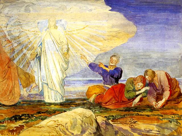 Transfiguration Painting by Alexander Ivanov - 'Transfiguration' (1824), a painting by the Russian artist  Alexander Andreevich Ivanov (1806-1858). The painter, trained at the St. Petersburg Academy, depicts the moment of transfiguration of Christ on Mount Tabor before the Apostles Peter, James and John in bright white clothes and a shining like sun face, recorded in three of the four Gospels. - , Transfiguration, painting, paintings, Alexander, Ivanov, art, arts, holiday, holidays, feast, feasts, 1824, Russian, artist, artists, Andreevich, 1806, 1858, St., Petersburg, Academy, academies, moment, moments, Christ, Mount, Tabor, Apostles, Peter, James, John, bright, white, clothes, sun, face, Gospels, Gospel - 'Transfiguration' (1824), a painting by the Russian artist  Alexander Andreevich Ivanov (1806-1858). The painter, trained at the St. Petersburg Academy, depicts the moment of transfiguration of Christ on Mount Tabor before the Apostles Peter, James and John in bright white clothes and a shining like sun face, recorded in three of the four Gospels. Решайте бесплатные онлайн Transfiguration Painting by Alexander Ivanov пазлы игры или отправьте Transfiguration Painting by Alexander Ivanov пазл игру приветственную открытку  из puzzles-games.eu.. Transfiguration Painting by Alexander Ivanov пазл, пазлы, пазлы игры, puzzles-games.eu, пазл игры, онлайн пазл игры, игры пазлы бесплатно, бесплатно онлайн пазл игры, Transfiguration Painting by Alexander Ivanov бесплатно пазл игра, Transfiguration Painting by Alexander Ivanov онлайн пазл игра , jigsaw puzzles, Transfiguration Painting by Alexander Ivanov jigsaw puzzle, jigsaw puzzle games, jigsaw puzzles games, Transfiguration Painting by Alexander Ivanov пазл игра открытка, пазлы игры открытки, Transfiguration Painting by Alexander Ivanov пазл игра приветственная открытка