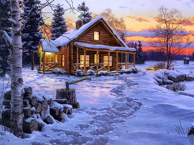 Winter Bliss by Darrell Bush пъзел игра 