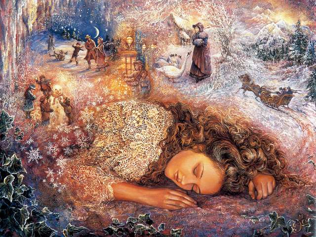 Winter Dreaming by Josephine Wall Puzzle Spiel 