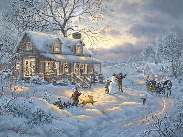 Winter Joy by Judy Gibson Puzzle Spiel 