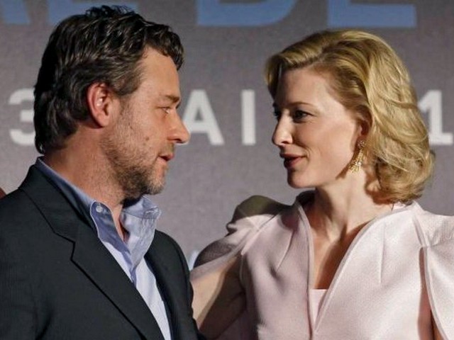 Russel Crowe and Cate Blanchett at the Film Festival in Cannes juego de puzzle 
