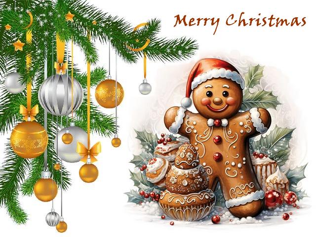 Christmas Gingerbread Man Puzzle Spiel 