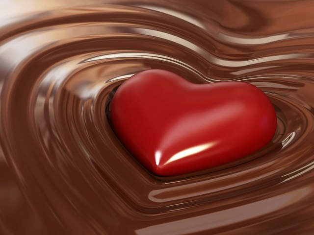 Valentines Day Chocolate Wallpaper Puzzle Spiel 