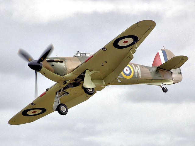 Air Show Hurricane in Flight at RIAT Fairford Gloucestershire England пъзел игра 