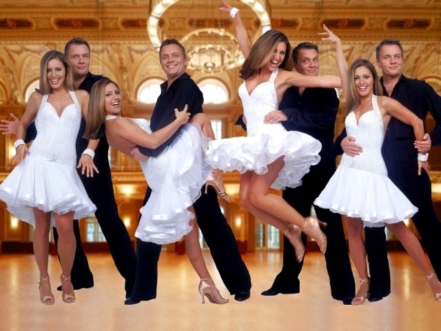 Nazan Eckes and Hape Kerkeling Lets Dance Wallpaper пъзел игра 