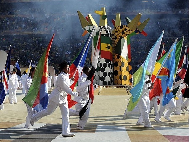 World Cup 2010 Celebration of Flags пъзел игра 