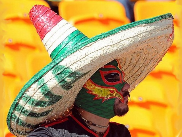 World Cup 2010 Mexican Fan with Sombrero пъзел игра 