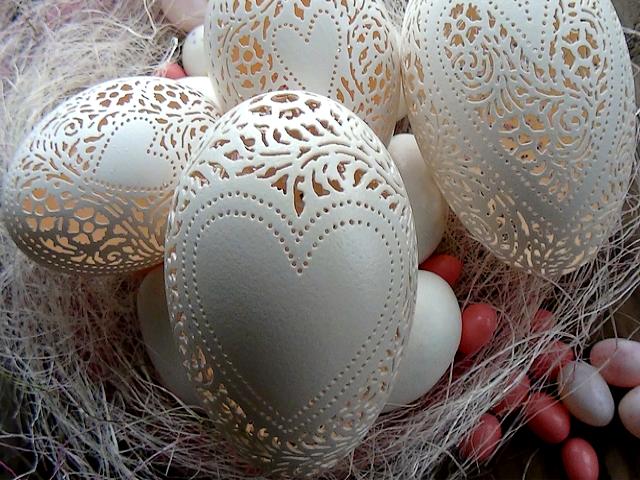 Carved Easter Eggs with Heart and Victorian Lace - Carved Easter eggs made of natural eggshells of goose, decorated with beautiful heart shape and an exquisite Victorian lace. - , carved, Easter, eggs, egg, heart, hearts, Victorian, lace, laces, holidays, holiday, art, arts, natural, goose, geese, eggshells, eggshell, beautiful, shape, shapes, exquisite - Carved Easter eggs made of natural eggshells of goose, decorated with beautiful heart shape and an exquisite Victorian lace. Solve free online Carved Easter Eggs with Heart and Victorian Lace puzzle games or send Carved Easter Eggs with Heart and Victorian Lace puzzle game greeting ecards  from puzzles-games.eu.. Carved Easter Eggs with Heart and Victorian Lace puzzle, puzzles, puzzles games, puzzles-games.eu, puzzle games, online puzzle games, free puzzle games, free online puzzle games, Carved Easter Eggs with Heart and Victorian Lace free puzzle game, Carved Easter Eggs with Heart and Victorian Lace online puzzle game, jigsaw puzzles, Carved Easter Eggs with Heart and Victorian Lace jigsaw puzzle, jigsaw puzzle games, jigsaw puzzles games, Carved Easter Eggs with Heart and Victorian Lace puzzle game ecard, puzzles games ecards, Carved Easter Eggs with Heart and Victorian Lace puzzle game greeting ecard