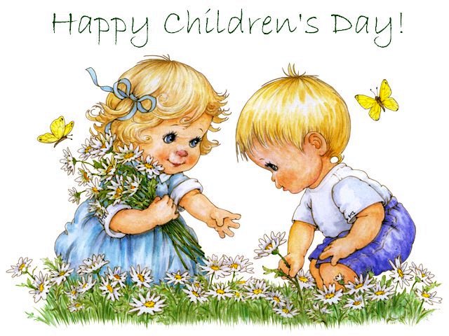 Childrens Day Greetings puzzle game 