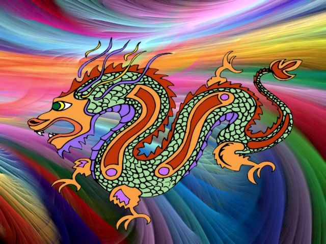 Chinese Dragon Wallpaper puzzle game 