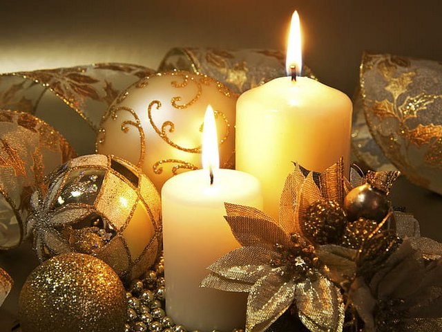 Christmas Decoration with Candles Puzzle Spiel 