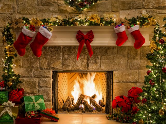 Christmas Fireplace Decoration пазл игру 