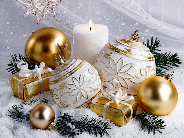 Christmas Ornaments Still-Life Puzzle Spiel 
