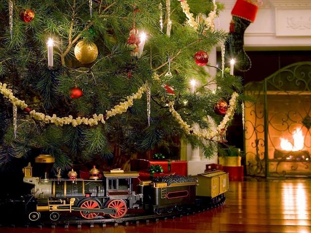 Christmas Toy Train Puzzle Spiel 