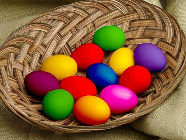 Colored  Eggs Puzzle Spiel 