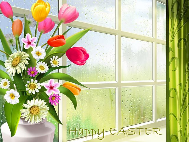 Easter Background Wallpaper Puzzle Spiel 