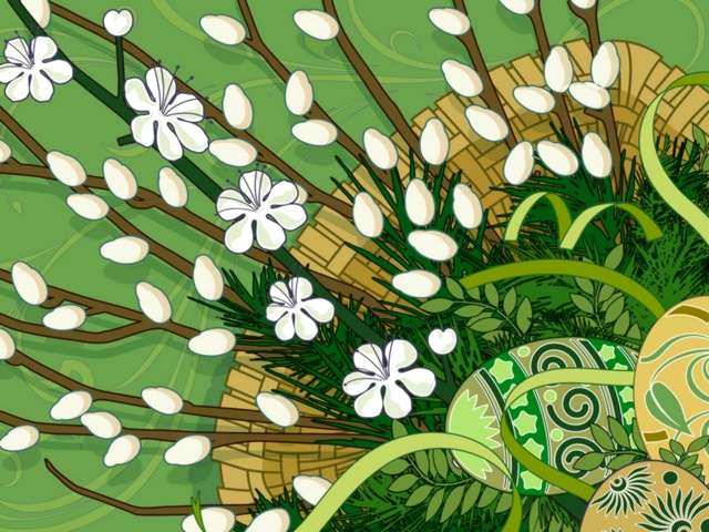 Easter Card Puzzle Spiel 