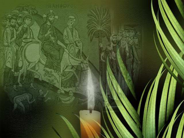 Palm Sunday Wallpaper puzzle game 