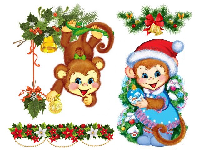 Year of Fire Monkey Greetings Card пазл игру 